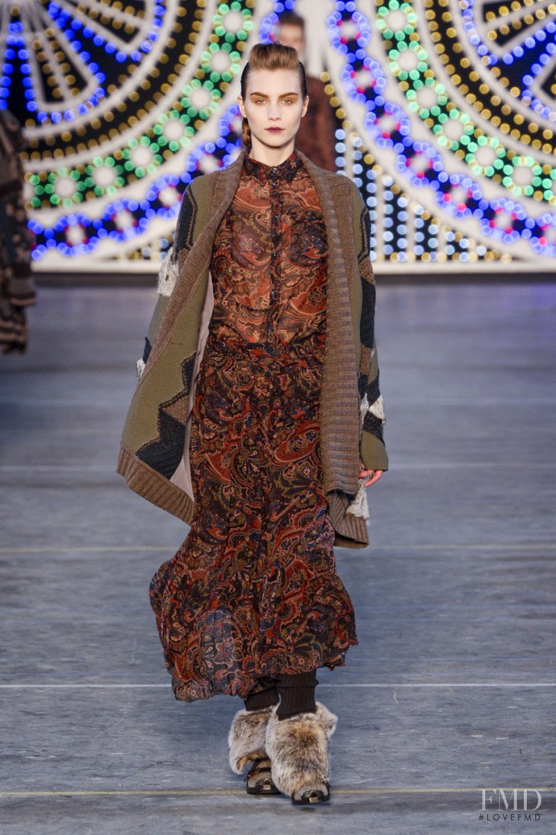 Julija Steponaviciute featured in  the Kenzo fashion show for Autumn/Winter 2011