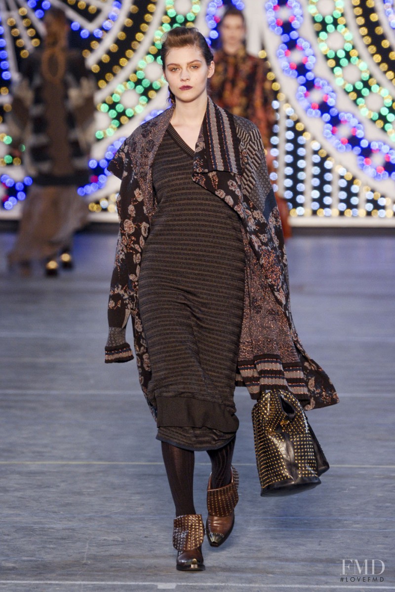 Amber Anderson featured in  the Kenzo fashion show for Autumn/Winter 2011