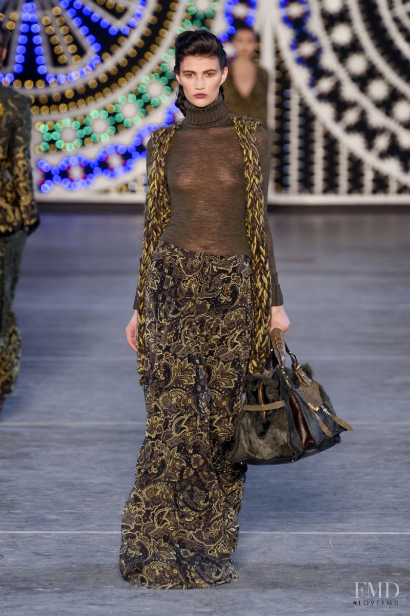 Tara Gill featured in  the Kenzo fashion show for Autumn/Winter 2011