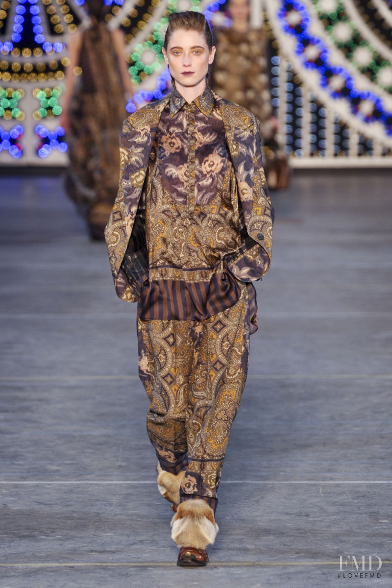 Fabiana Mayer featured in  the Kenzo fashion show for Autumn/Winter 2011