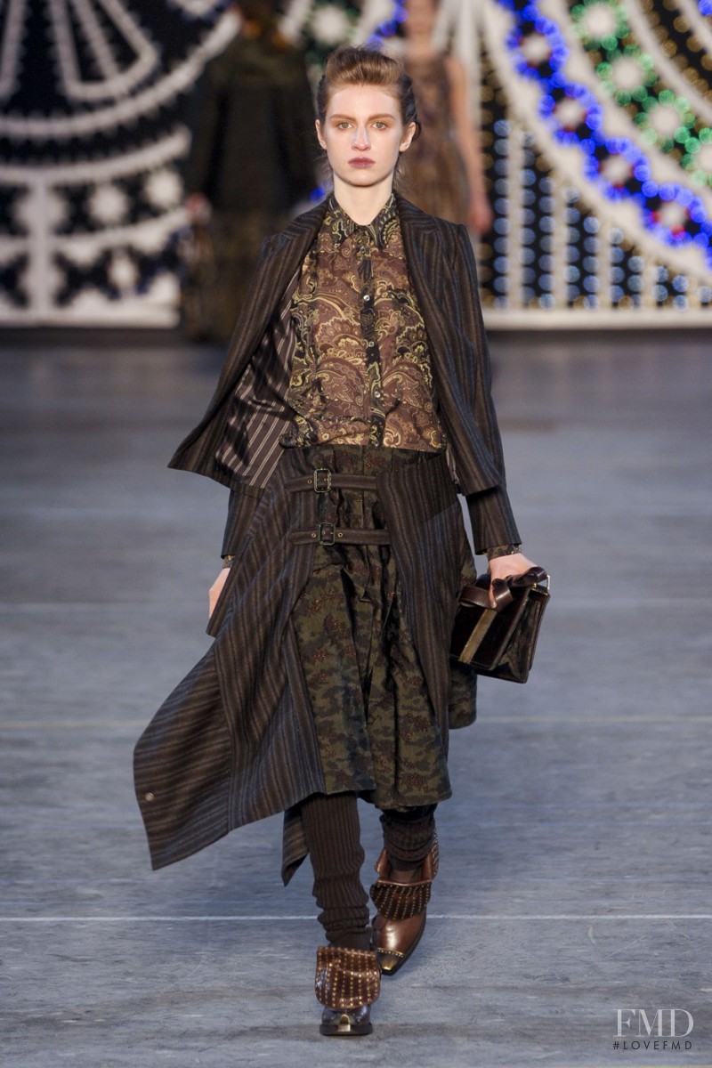 Tali Lennox featured in  the Kenzo fashion show for Autumn/Winter 2011