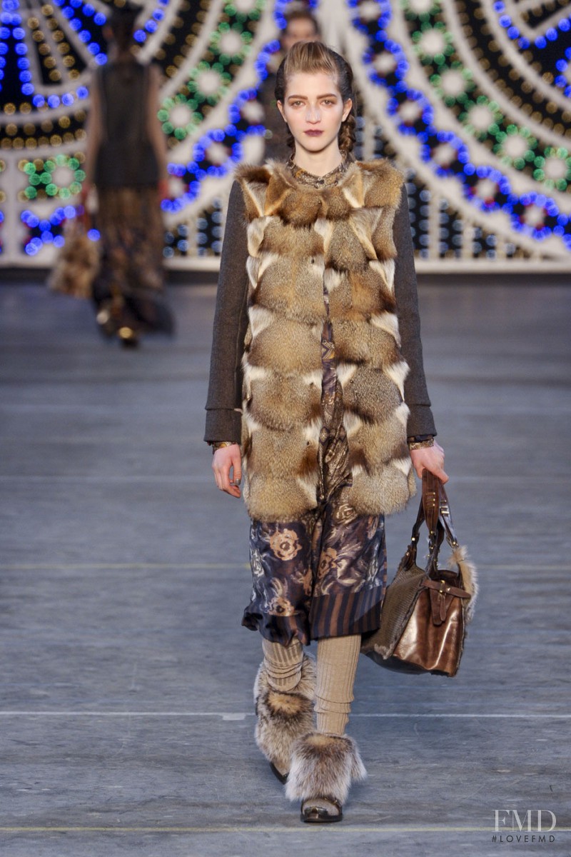 Lydia Carron featured in  the Kenzo fashion show for Autumn/Winter 2011