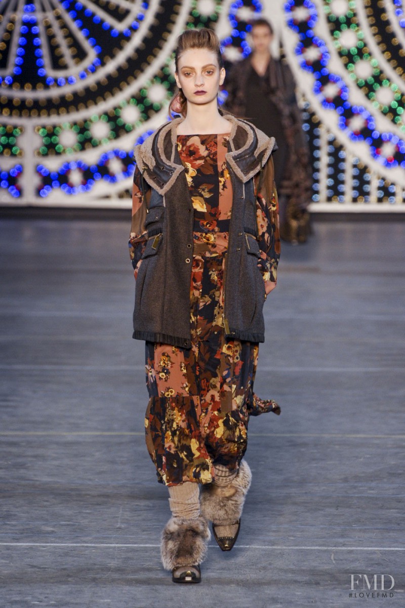 Codie Young featured in  the Kenzo fashion show for Autumn/Winter 2011