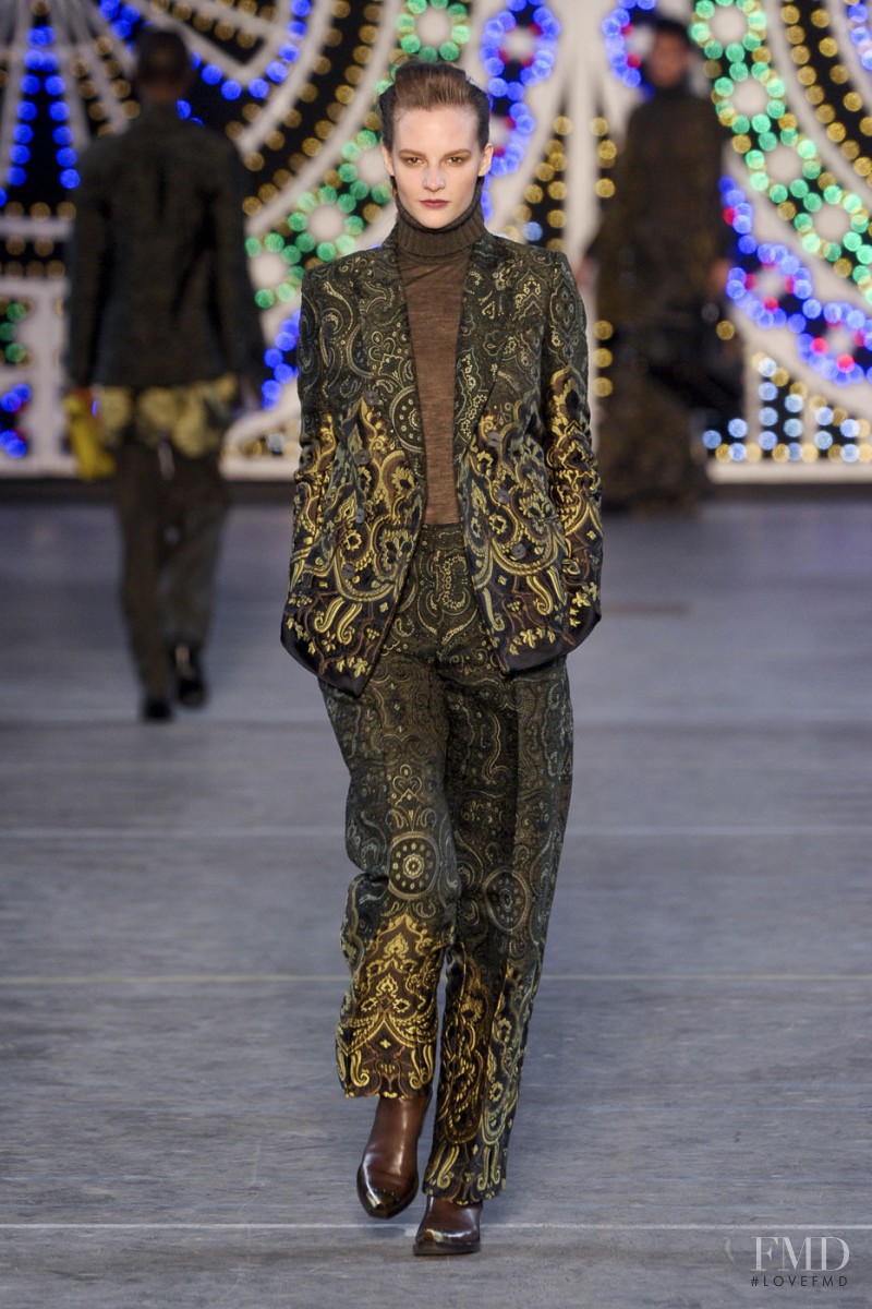 Sara Blomqvist featured in  the Kenzo fashion show for Autumn/Winter 2011