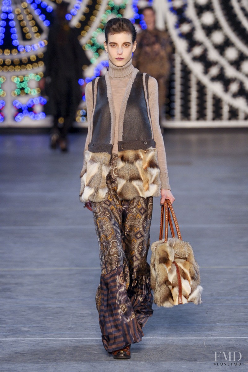 Tatiana Cotliar featured in  the Kenzo fashion show for Autumn/Winter 2011