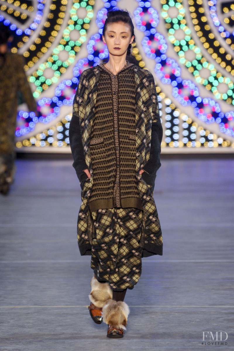 Lili Ji featured in  the Kenzo fashion show for Autumn/Winter 2011