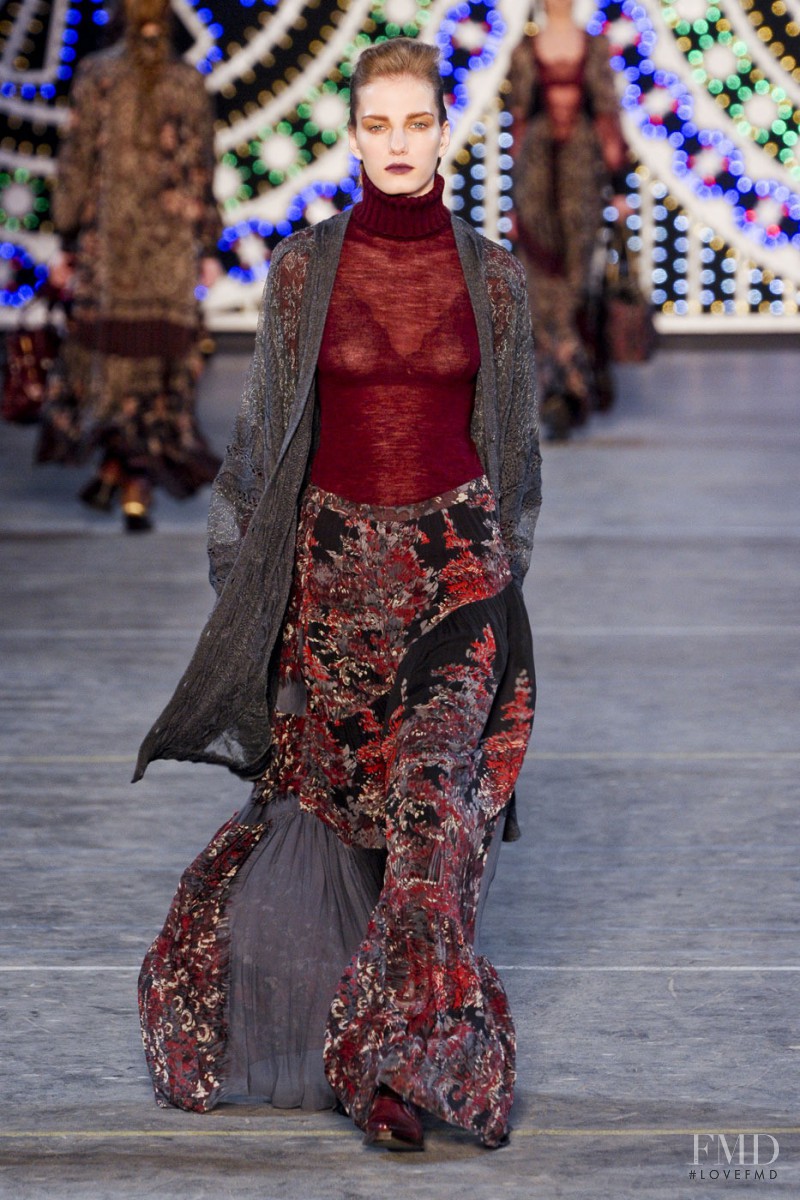 Marique Schimmel featured in  the Kenzo fashion show for Autumn/Winter 2011