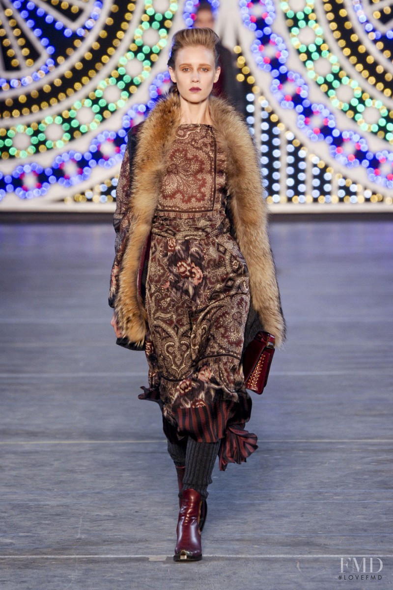 Marike Le Roux featured in  the Kenzo fashion show for Autumn/Winter 2011