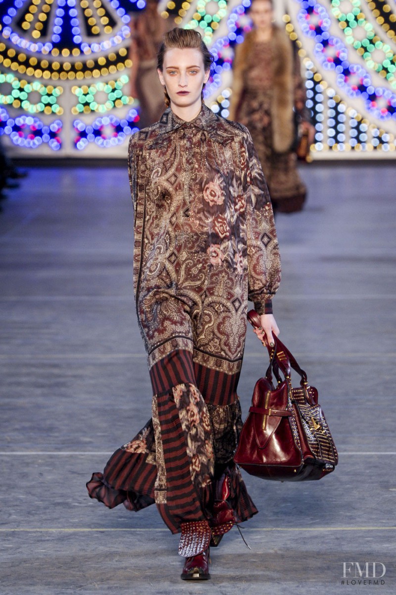 Azul Caletti featured in  the Kenzo fashion show for Autumn/Winter 2011