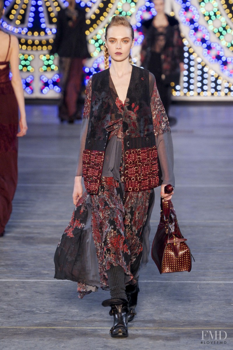 Siri Tollerod featured in  the Kenzo fashion show for Autumn/Winter 2011