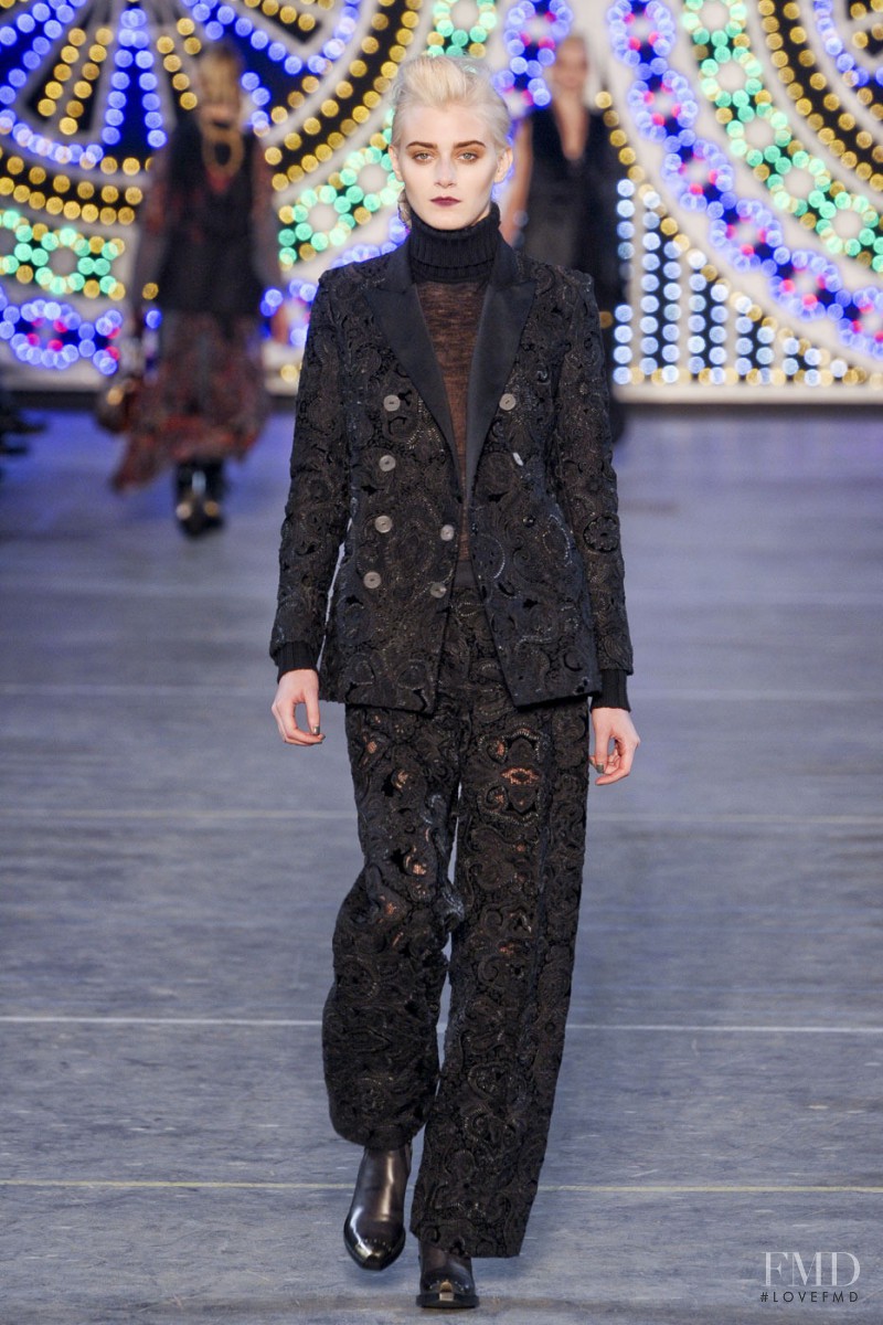 Kori Richardson featured in  the Kenzo fashion show for Autumn/Winter 2011