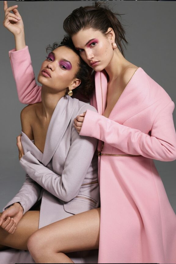 Vanessa Moody featured in  the Brandon Maxwell lookbook for Pre-Fall 2019