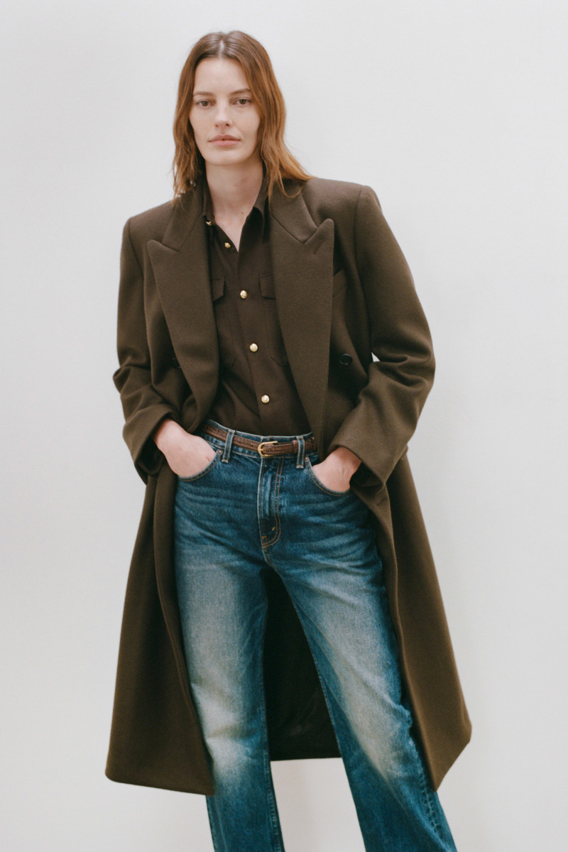 Amanda Murphy featured in  the Nili Lotan lookbook for Autumn/Winter 2024