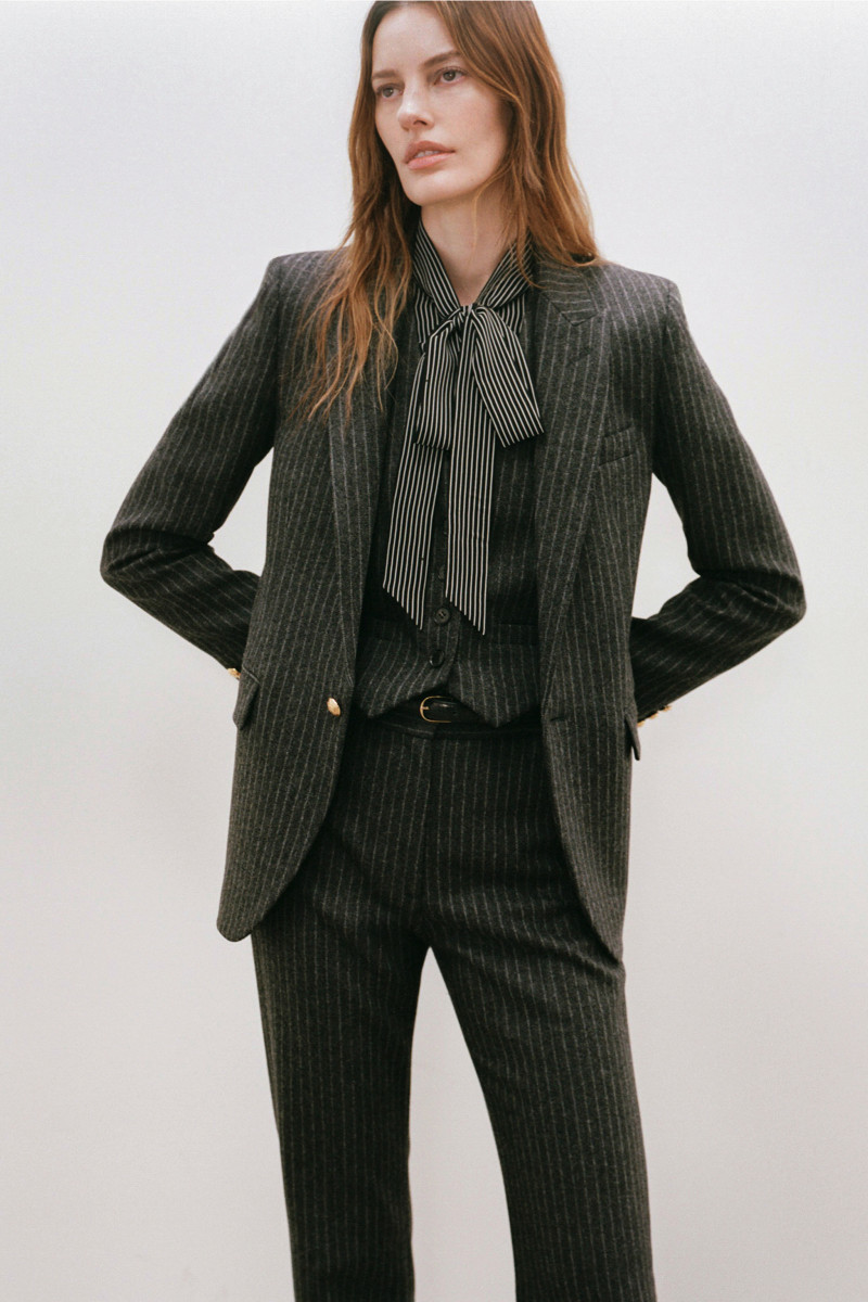 Amanda Murphy featured in  the Nili Lotan lookbook for Autumn/Winter 2024