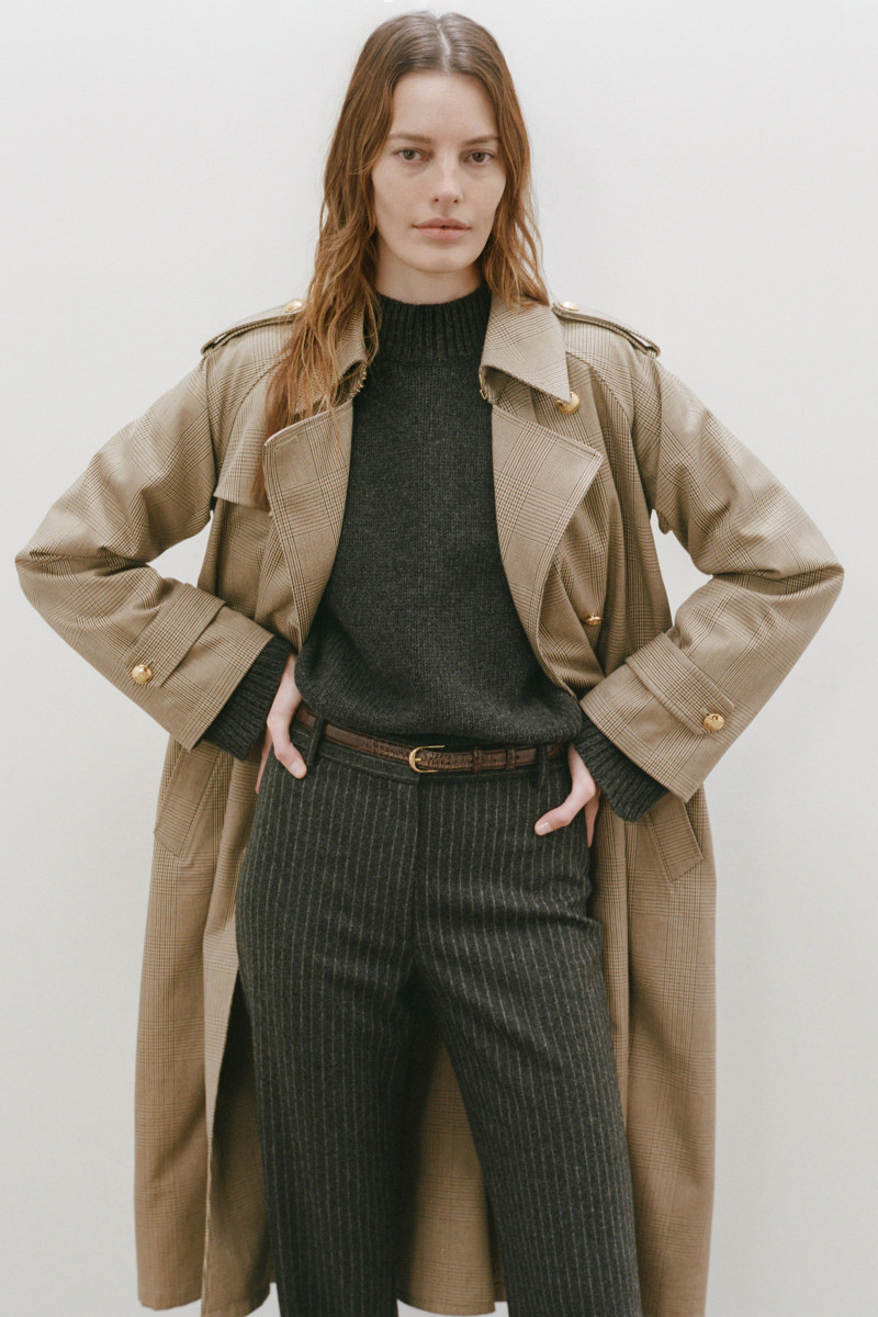 Amanda Murphy featured in  the Nili Lotan lookbook for Autumn/Winter 2024