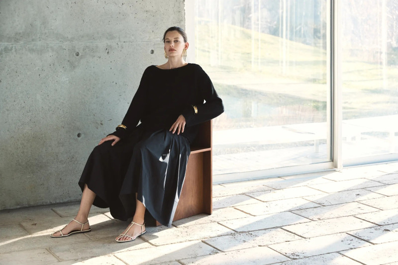 Amanda Murphy featured in  the Another Tomorrow lookbook for Pre-Fall 2022