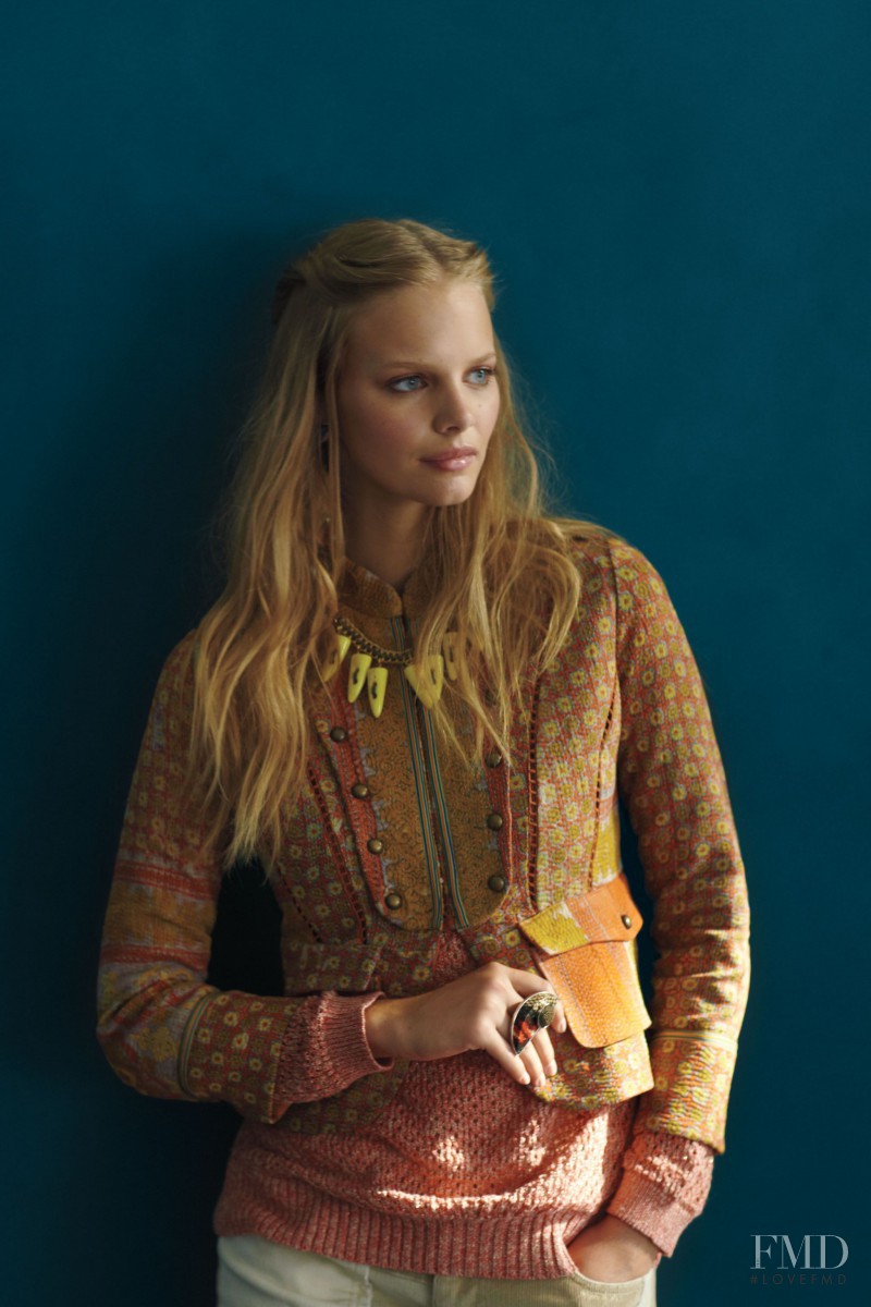 Marloes Horst featured in  the Anthropologie catalogue for Fall 2012