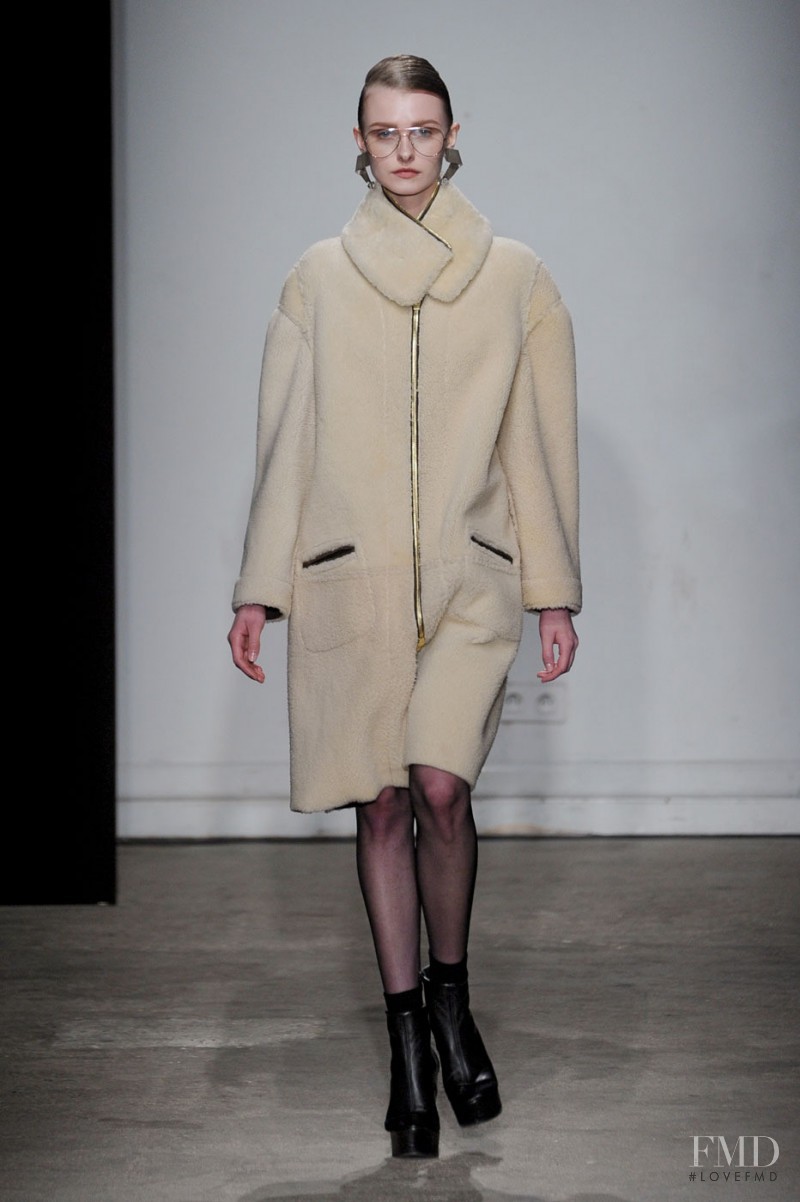 Kamila Filipcikova featured in  the Veronique Leroy fashion show for Autumn/Winter 2011