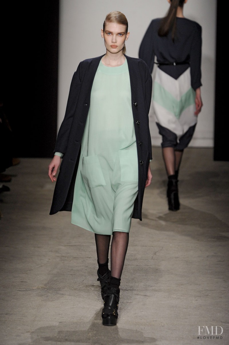 Yulia Terentieva featured in  the Veronique Leroy fashion show for Autumn/Winter 2011