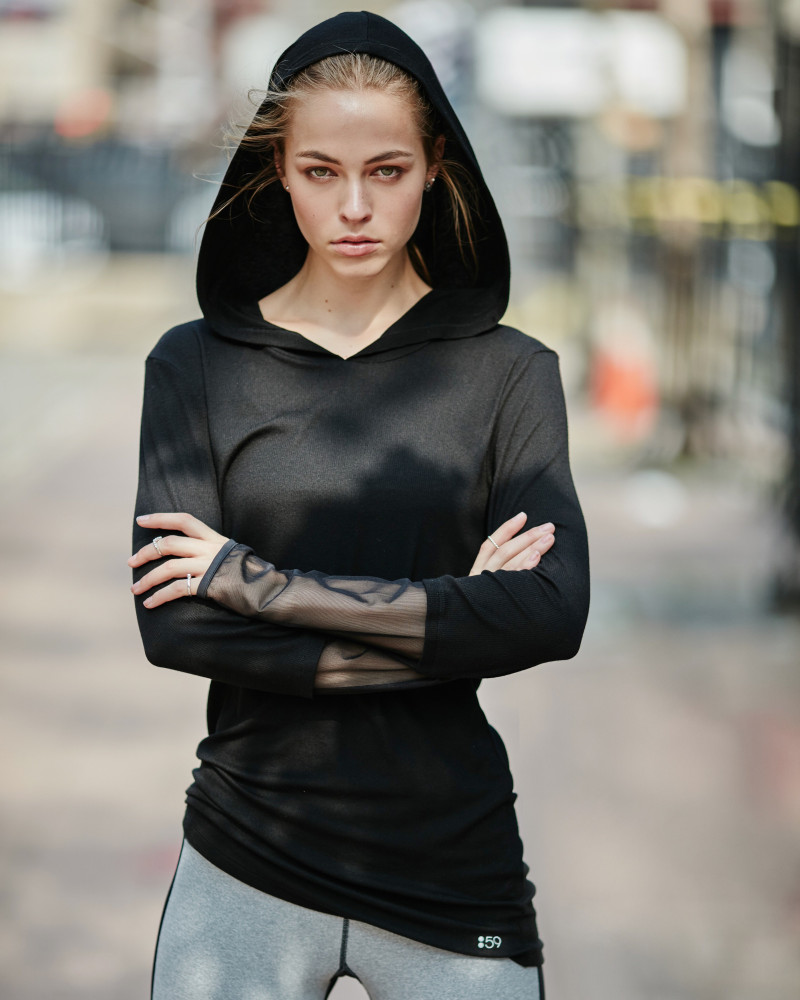 Caroline Kelley featured in  the Splits59 lookbook for Fall 2016
