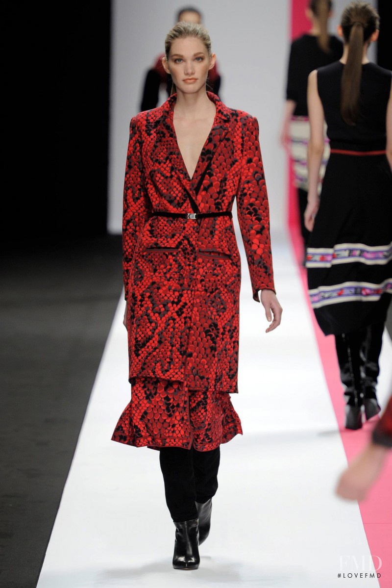 Irina Nikolaeva featured in  the Leonard fashion show for Autumn/Winter 2011