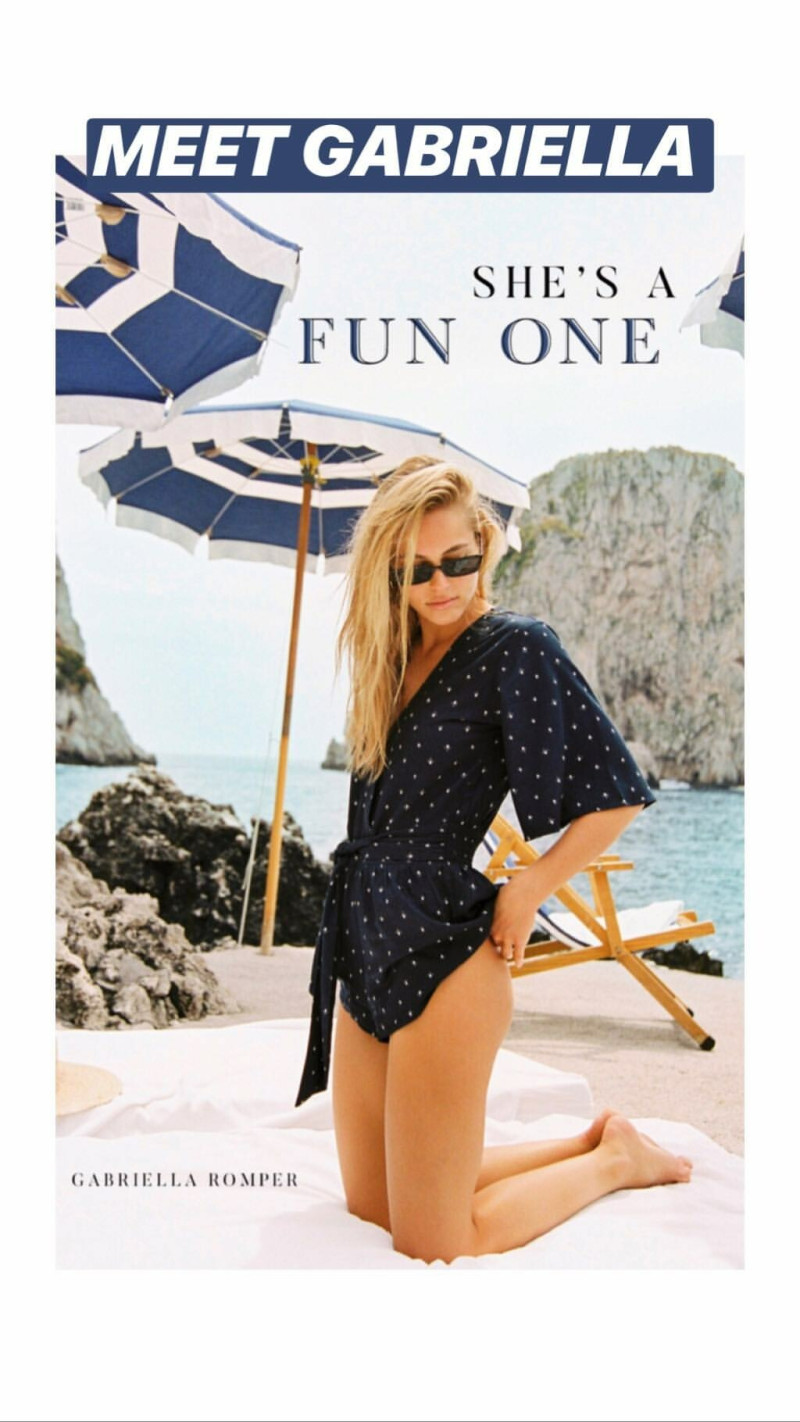 Caroline Kelley featured in  the O\'Neill advertisement for Spring/Summer 2019