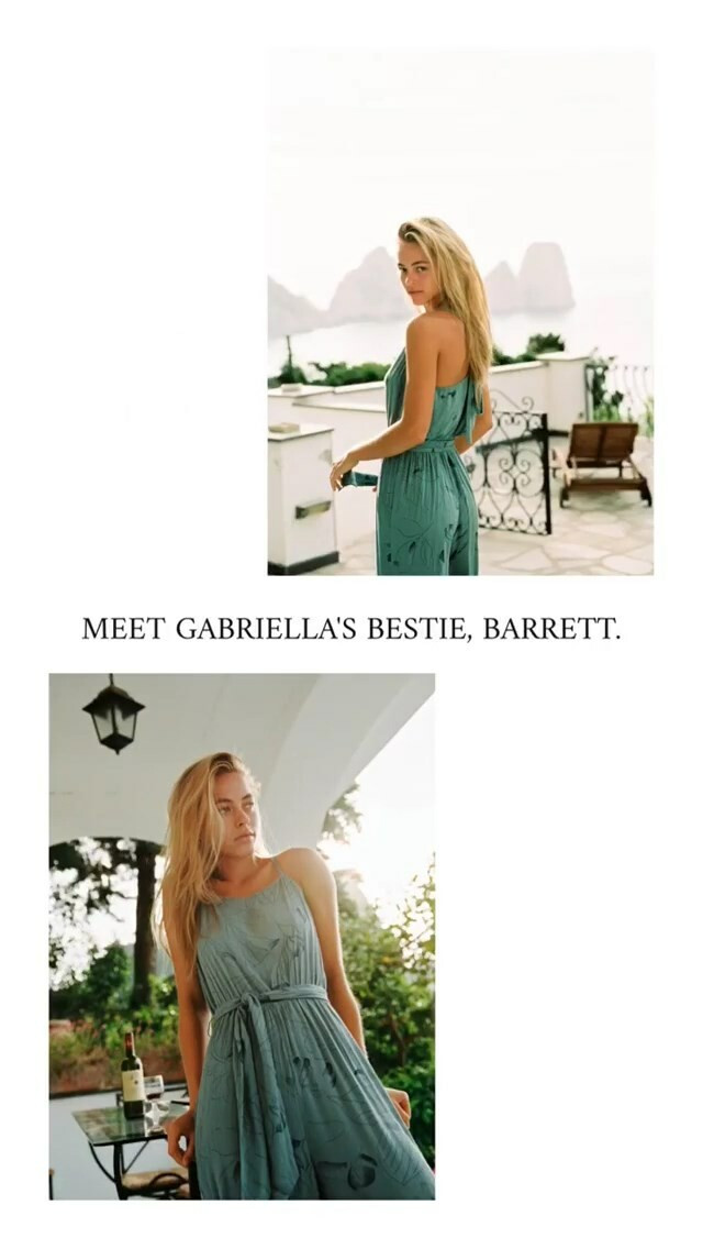 Caroline Kelley featured in  the O\'Neill advertisement for Spring/Summer 2019