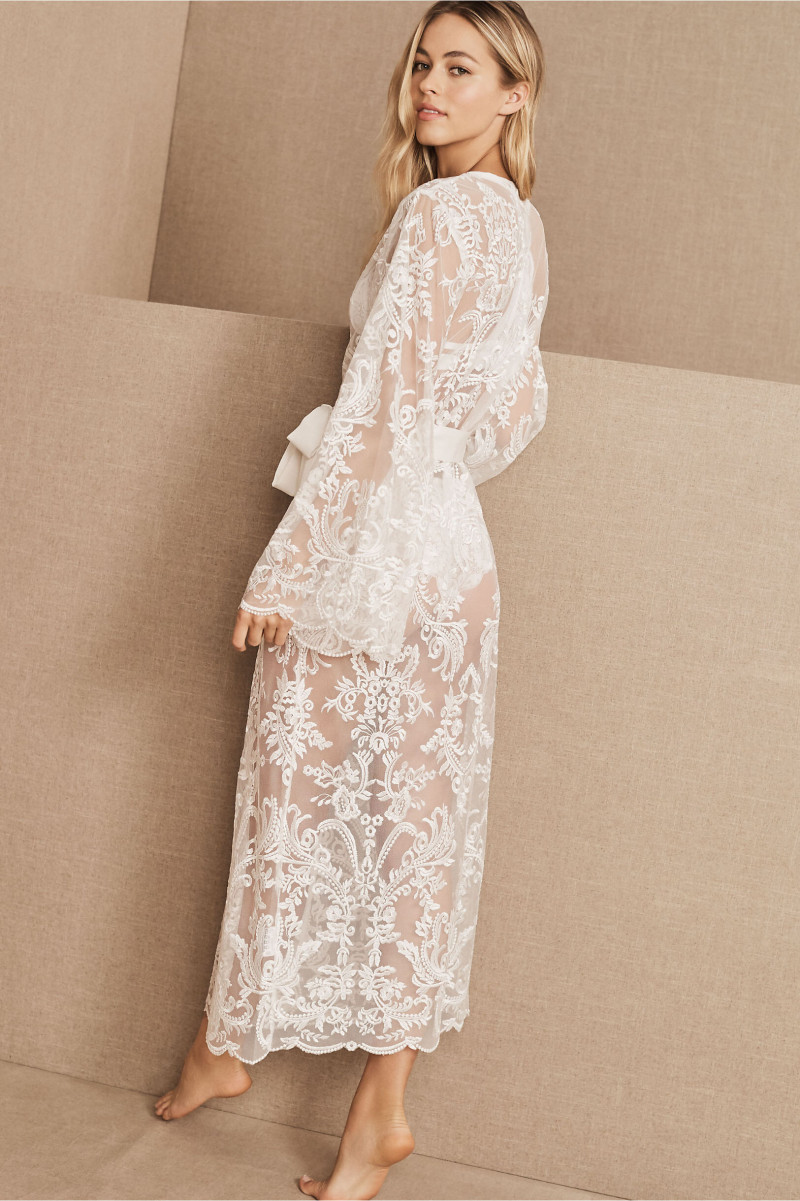 Caroline Kelley featured in  the BHLDN lookbook for Holiday 2019