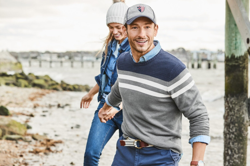 Caroline Kelley featured in  the Izod Lacoste advertisement for Pre-Spring 2019