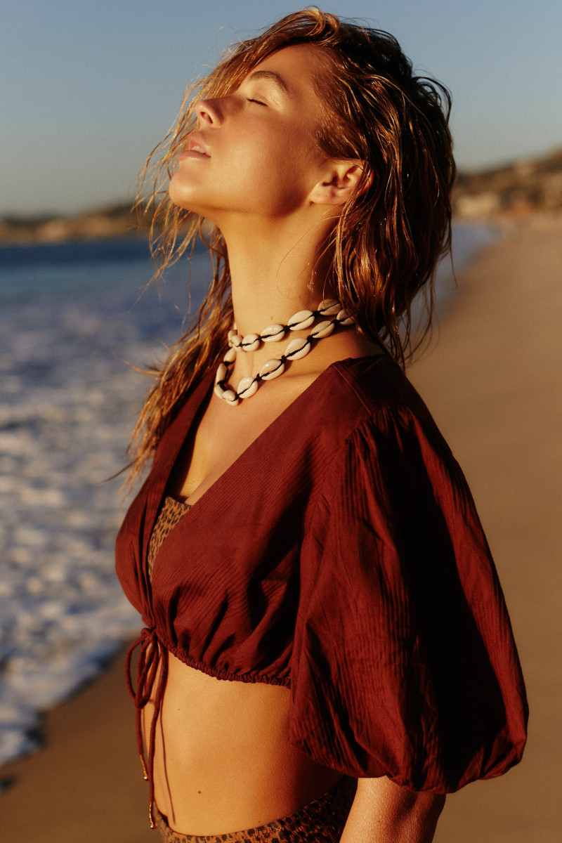 Caroline Kelley featured in  the Free People catalogue for Spring/Summer 2020