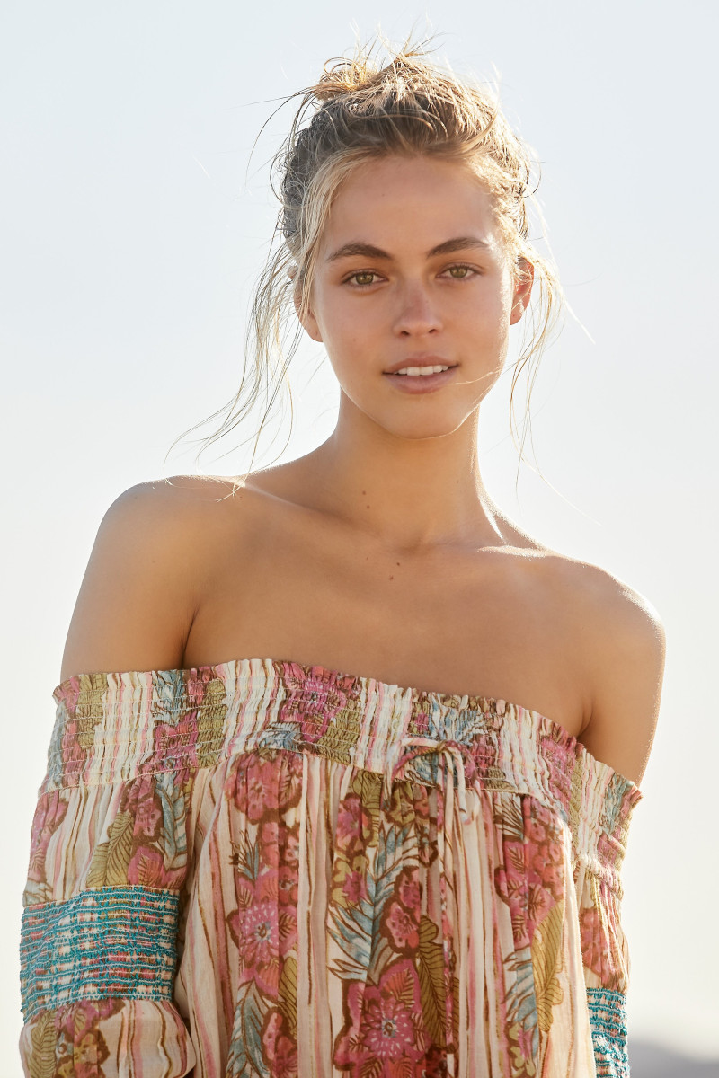 Caroline Kelley featured in  the Free People catalogue for Spring/Summer 2020