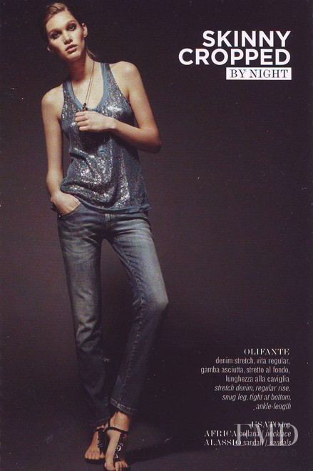 Irina Nikolaeva featured in  the Max&Co Denim Fit catalogue for Spring/Summer 2011