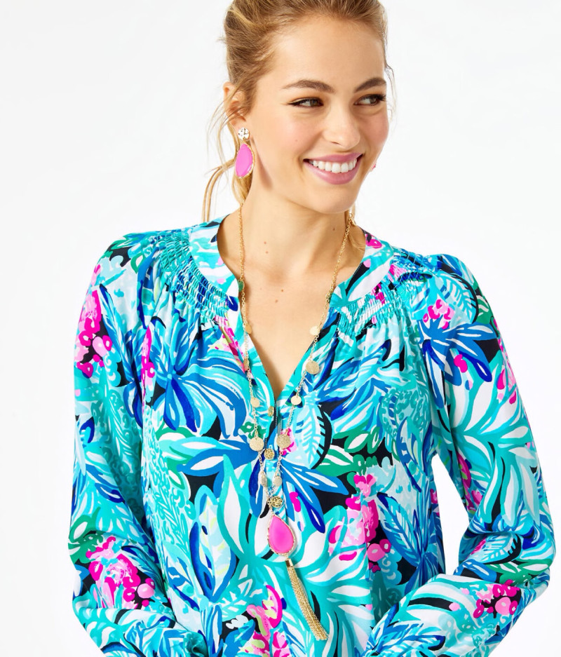 Caroline Kelley featured in  the Lilly Pulitzer catalogue for Spring/Summer 2020