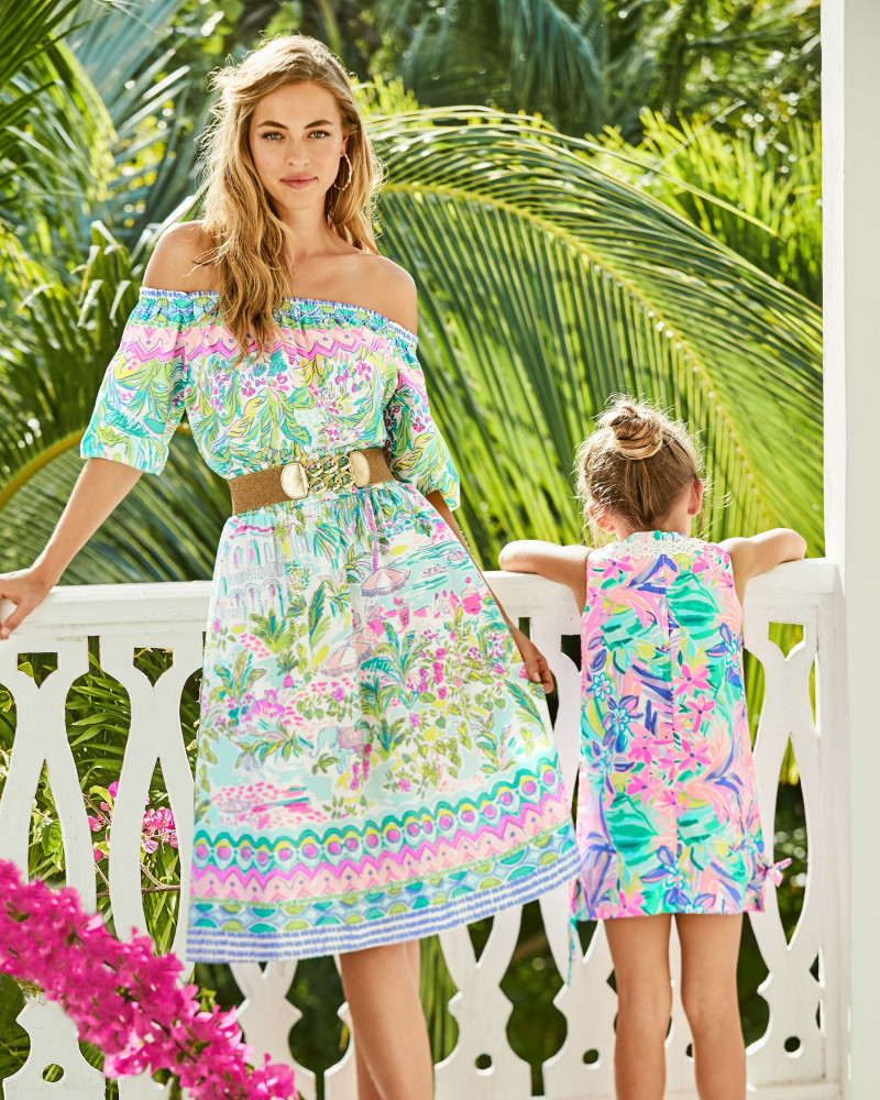 Caroline Kelley featured in  the Lilly Pulitzer catalogue for Spring/Summer 2020