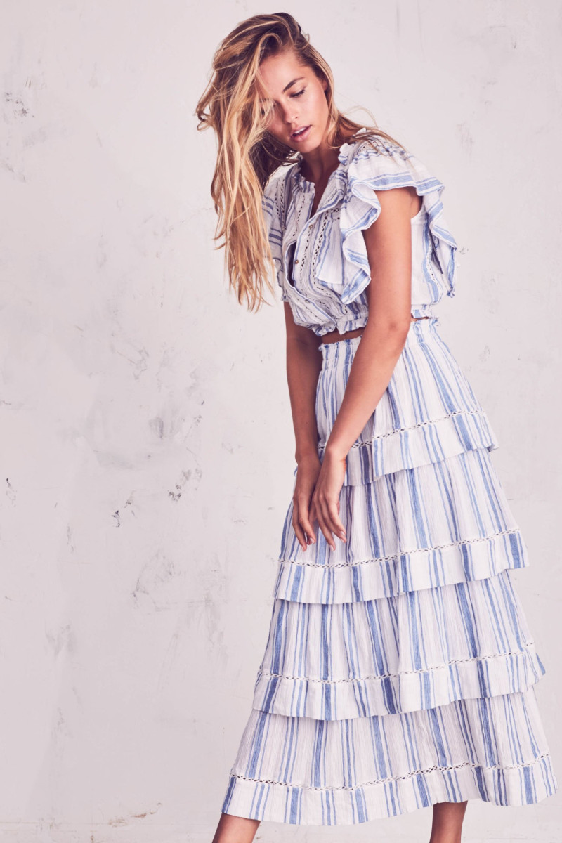 Caroline Kelley featured in  the LoveShackFancy catalogue for Autumn/Winter 2018