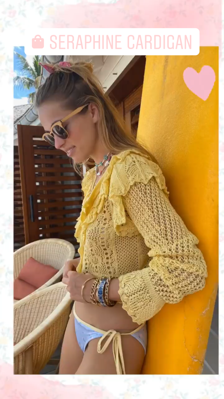 Caroline Kelley featured in  the LoveShackFancy catalogue for Pre-Fall 2020