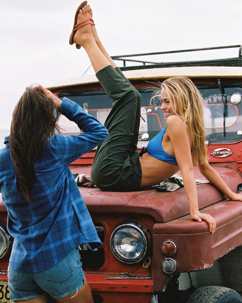 Caroline Kelley featured in  the O\'Neill lookbook for Autumn/Winter 2020