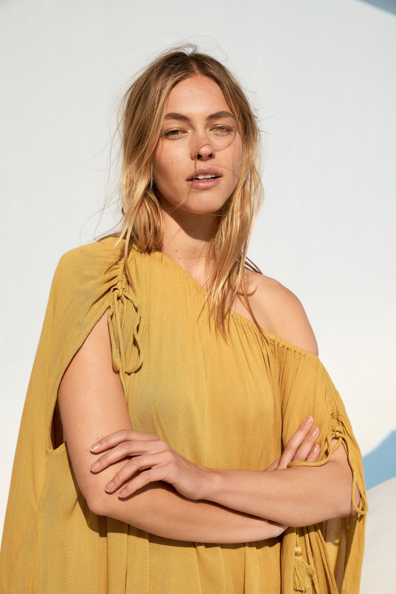 Caroline Kelley featured in  the Free People catalogue for Spring/Summer 2021