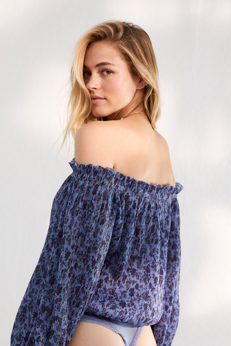 Caroline Kelley featured in  the Free People catalogue for Spring/Summer 2021