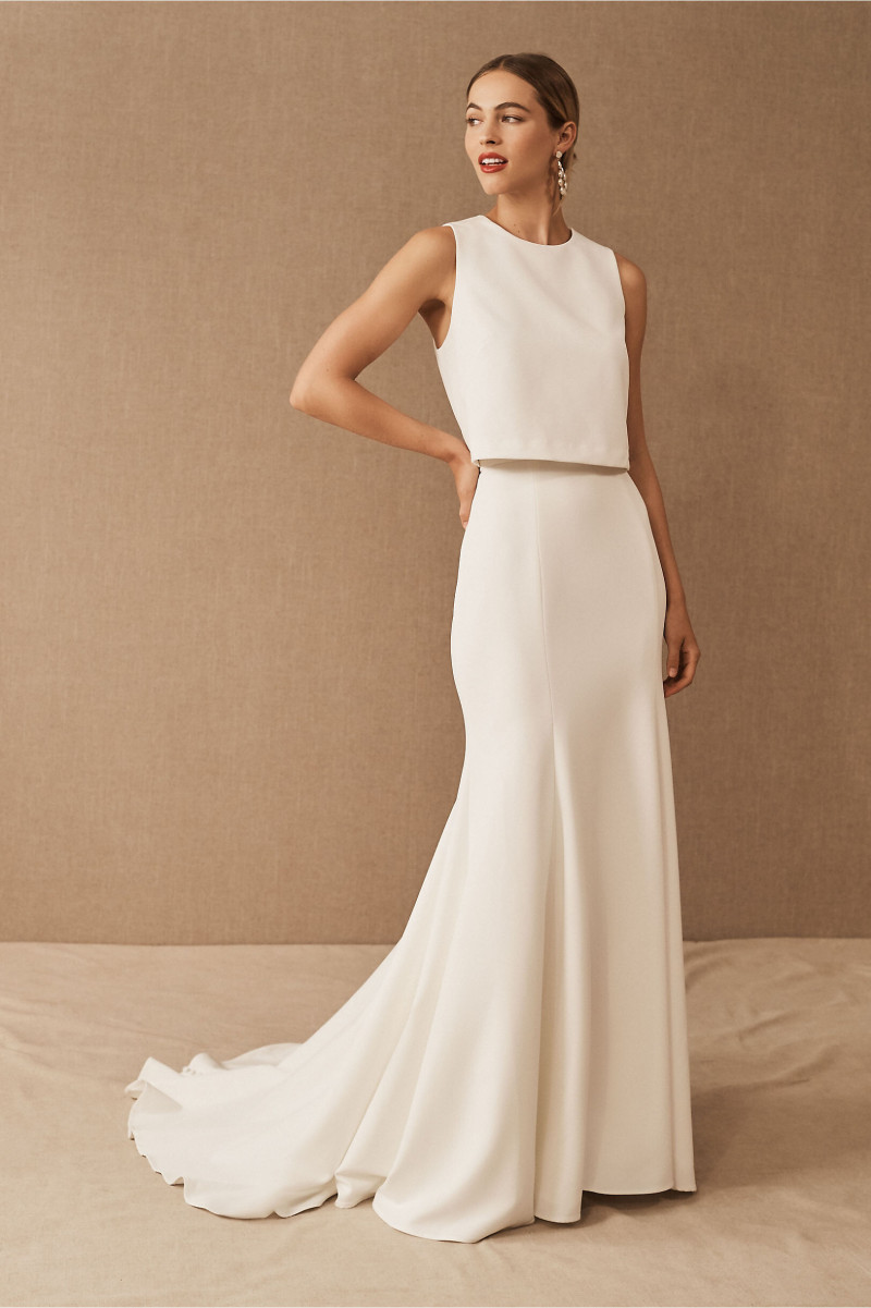 Caroline Kelley featured in  the BHLDN catalogue for Spring/Summer 2021