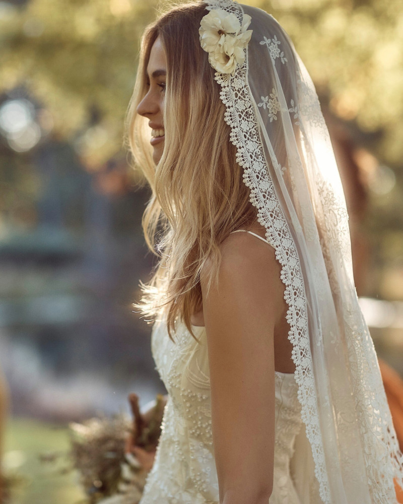 Caroline Kelley featured in  the BHLDN catalogue for Spring/Summer 2021