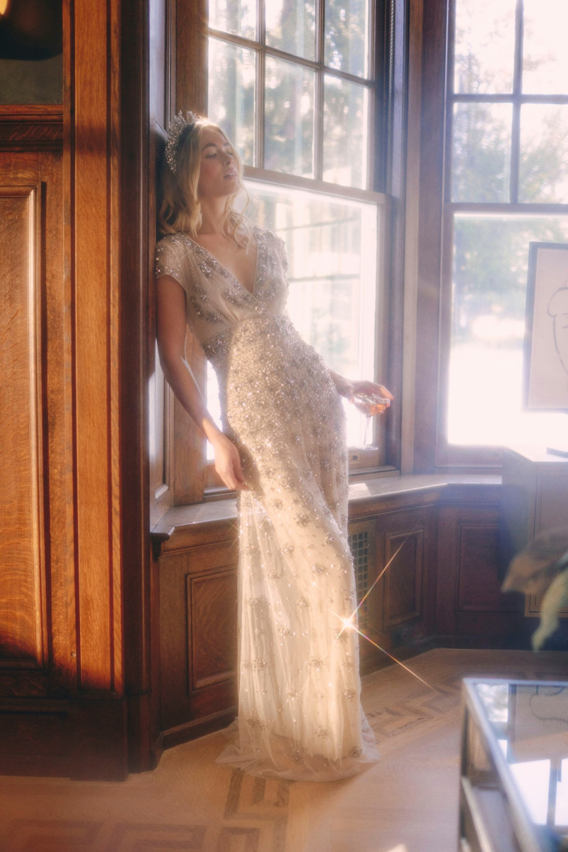 Caroline Kelley featured in  the BHLDN catalogue for Spring/Summer 2021