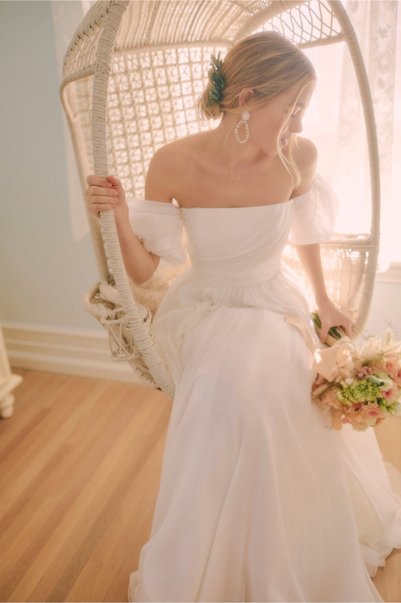 Caroline Kelley featured in  the BHLDN catalogue for Spring/Summer 2021