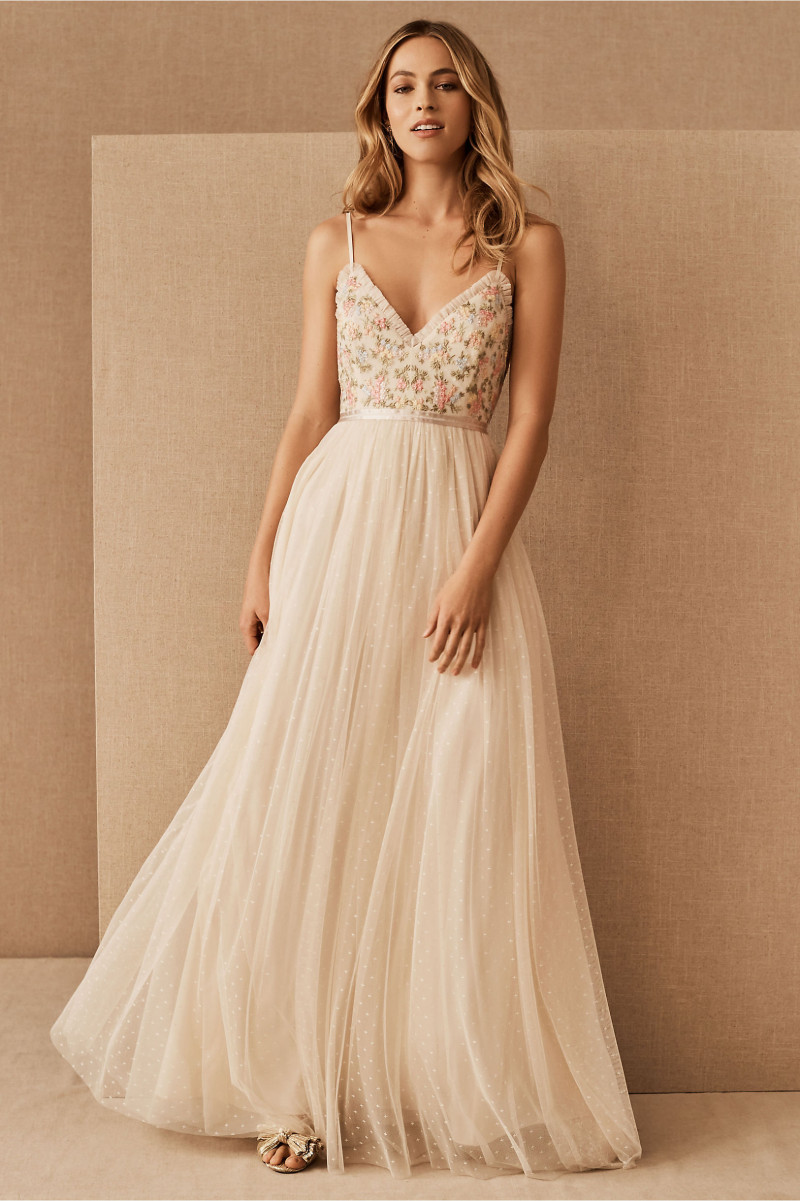 Caroline Kelley featured in  the BHLDN catalogue for Spring/Summer 2021