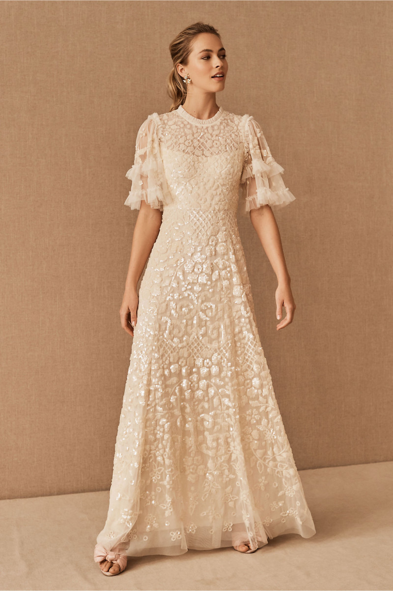 Caroline Kelley featured in  the BHLDN catalogue for Spring/Summer 2021