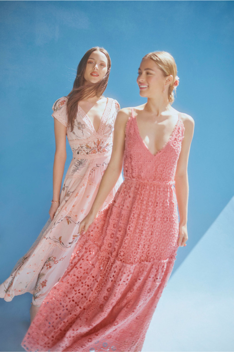 Caroline Kelley featured in  the BHLDN catalogue for Spring/Summer 2021