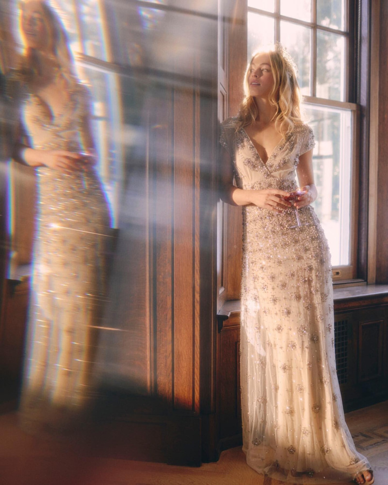 Caroline Kelley featured in  the BHLDN catalogue for Spring/Summer 2021