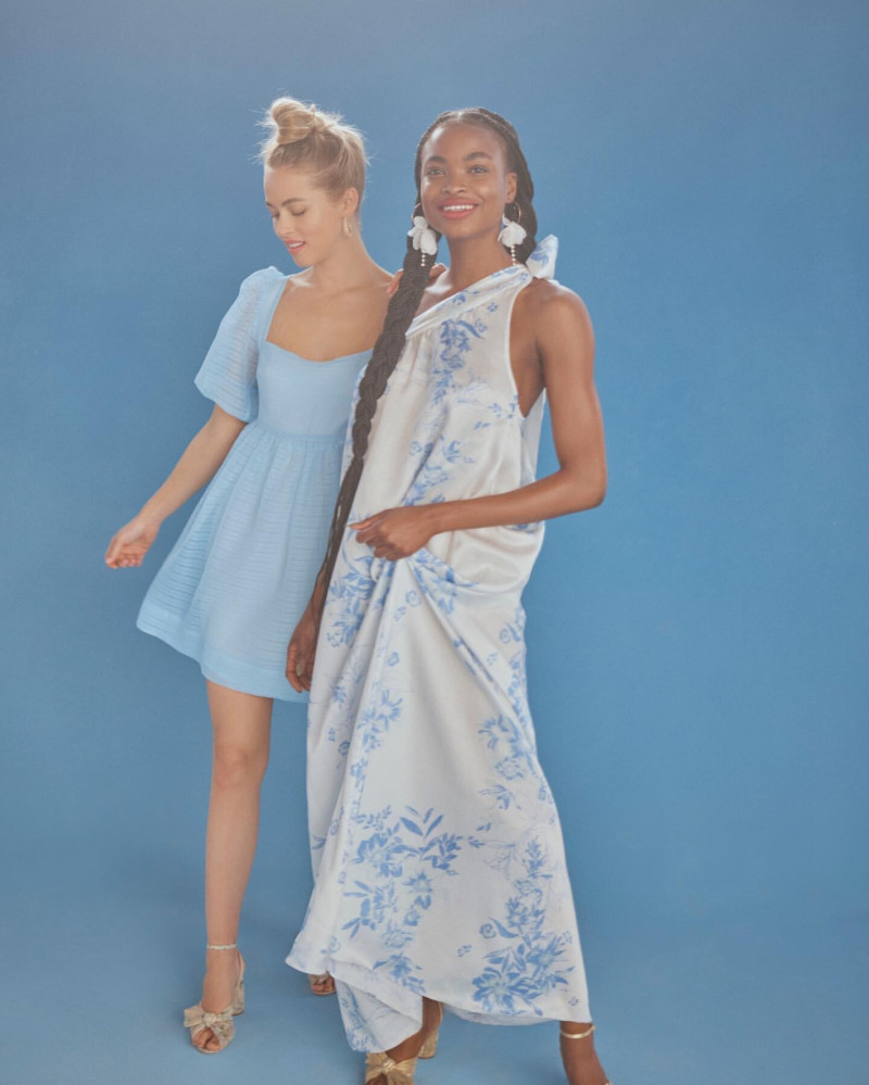 Caroline Kelley featured in  the BHLDN catalogue for Spring/Summer 2021