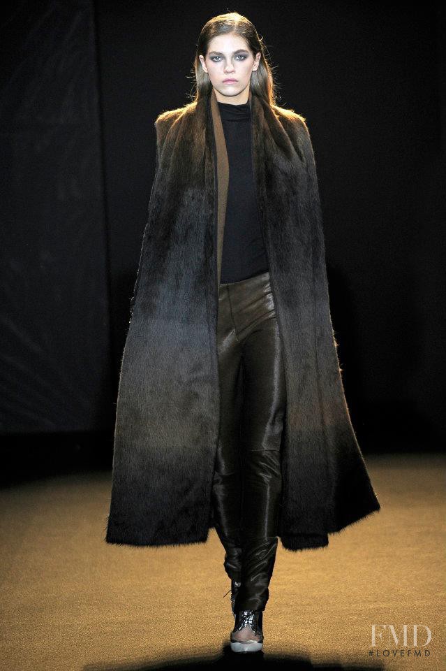 Samantha Gradoville featured in  the Sharon Wauchob fashion show for Autumn/Winter 2011