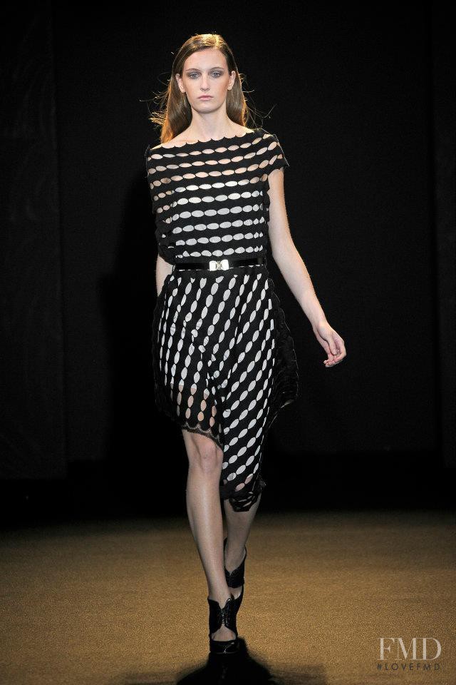 Azul Caletti featured in  the Sharon Wauchob fashion show for Autumn/Winter 2011